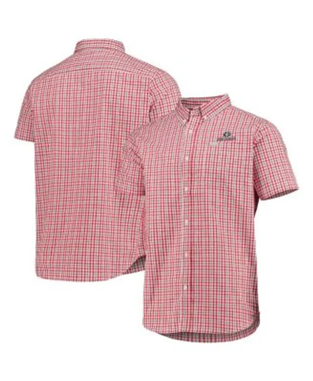 Men's Columbia Cardinal Arkansas Razorbacks Rapid Rivers Logo Button-Down  Shirt