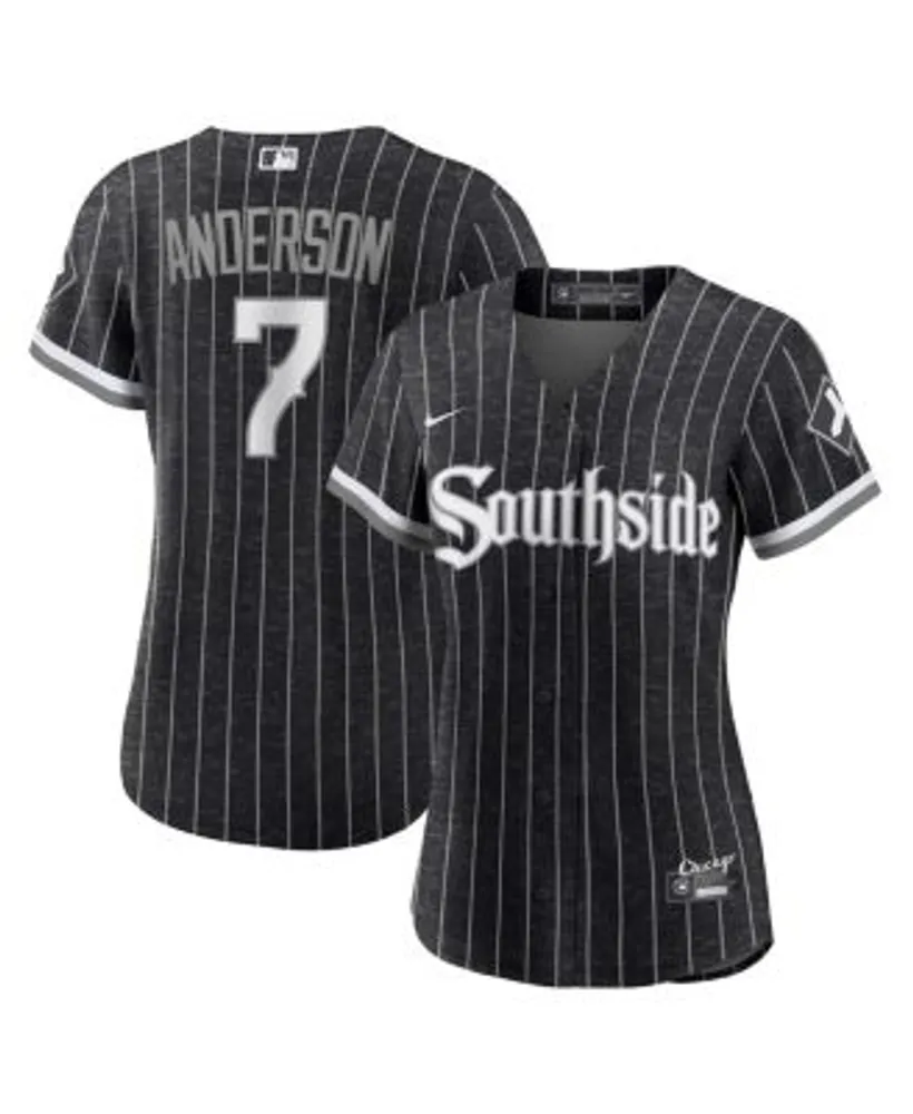 Youth Nike Tim Anderson Black Chicago White Sox City Connect Replica Player  Jersey