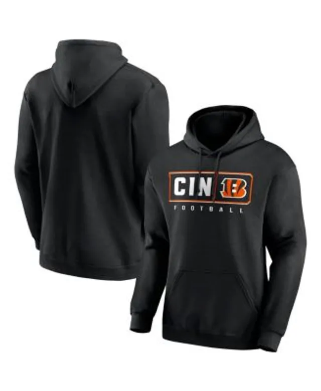 Men's Nike Black Cincinnati Bengals Primary Logo Performance Pullover Hoodie Size: Medium