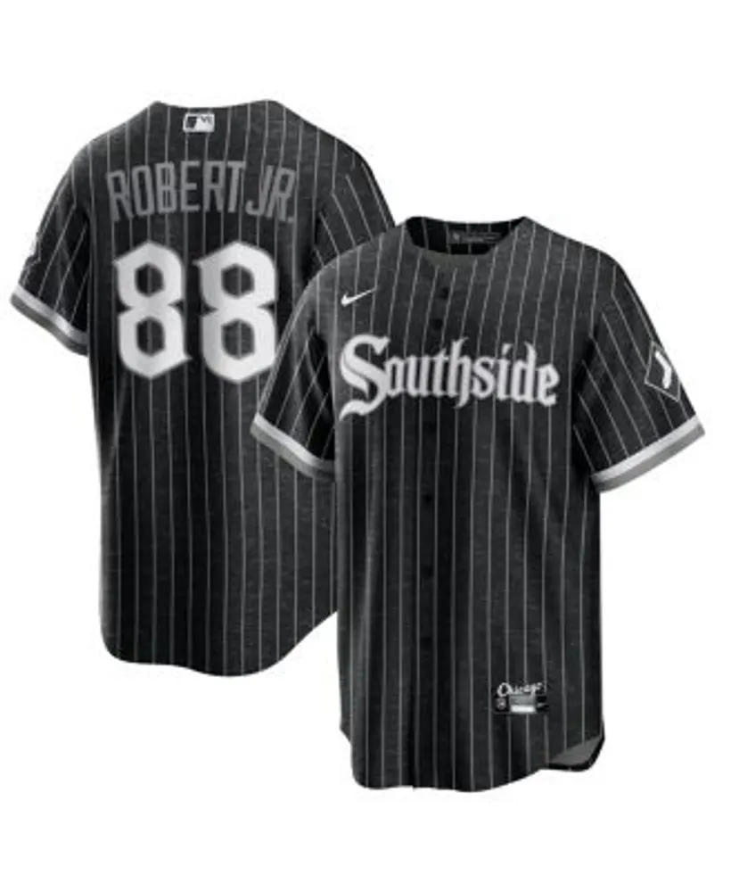 Men's Nike Luis Robert Black Chicago White Sox City Connect Replica Player Jersey Size: Large