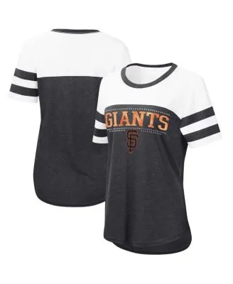 Touch Women's White San Francisco Giants Baseball 3/4-Sleeve T