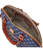 Chicago Cubs Dooney & Bourke Signature Domed Zip Satchel Purse