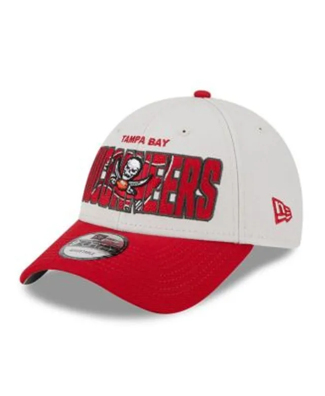 Youth New Era Stone/Red Tampa Bay Buccaneers 2023 NFL Draft 9FIFTY Snapback Adjustable Hat