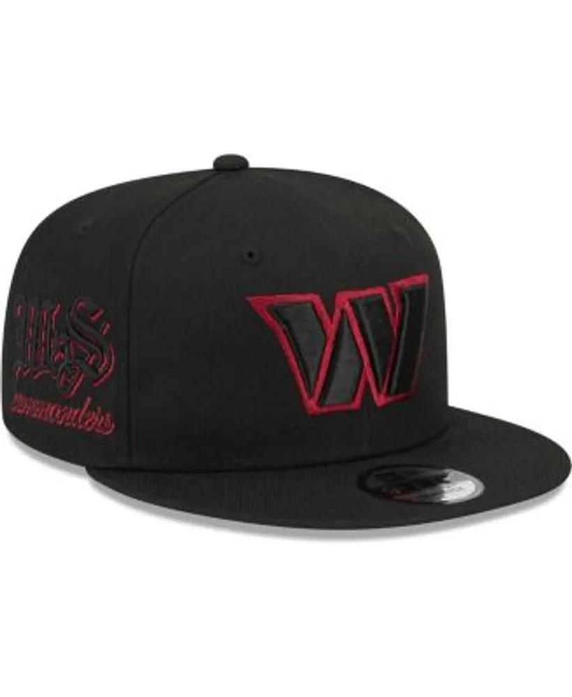 Men's Washington Commanders New Era Burgundy Gothic Script 9FIFTY Snapback  Hat