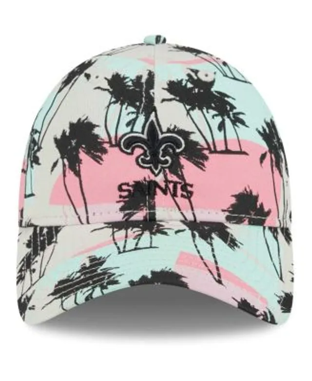 Lids New Orleans Saints New Era Women's Floral 9TWENTY Adjustable Hat -  Black