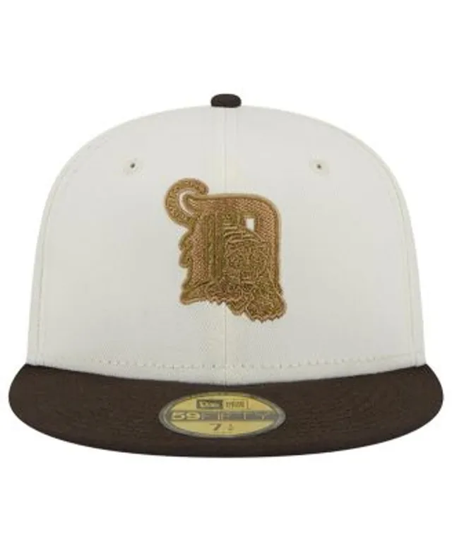 New Era Detroit Tigers Brown on Metallic 59FIFTY Fitted Cap - Macy's