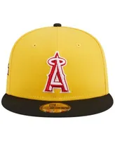 Los Angeles Angels New Era Heart Eyes 59FIFTY Fitted Hat - Black/Red