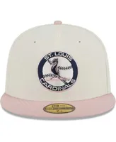 Men's New Era White/Pink Atlanta Braves Chrome Rogue 59FIFTY Fitted Hat