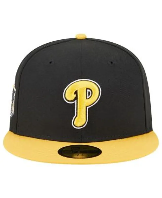 Men's Philadelphia Phillies New Era Yellow/Black Grilled 59FIFTY