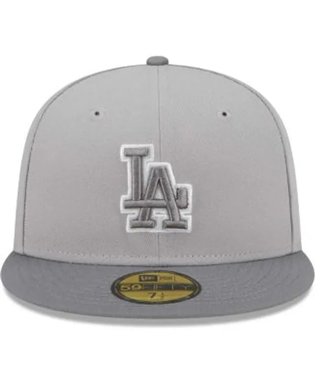 Men's New Era Royal/Gray Los Angeles Dodgers 2020 World Series Champions  Letterman 59FIFTY Fitted Hat 