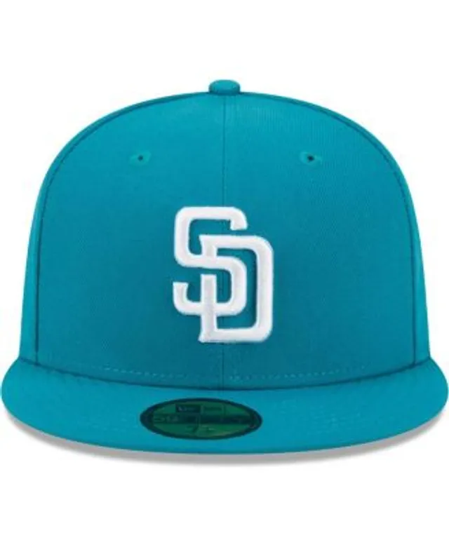 New Era Men's New Era White/Brown San Diego Padres 25th Team Anniversary  59FIFTY Fitted Hat