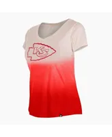 New Era / Women's Kansas City Chiefs Front Tie Red T-Shirt