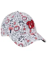Toddler St. Louis Cardinals New Era White Pattern 9FORTY Flex Hat