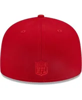 San Francisco 49ers 59FIFTY Fitted Hat in Scarlet Monocamo 7 1/2 / Scarlet Monocamo