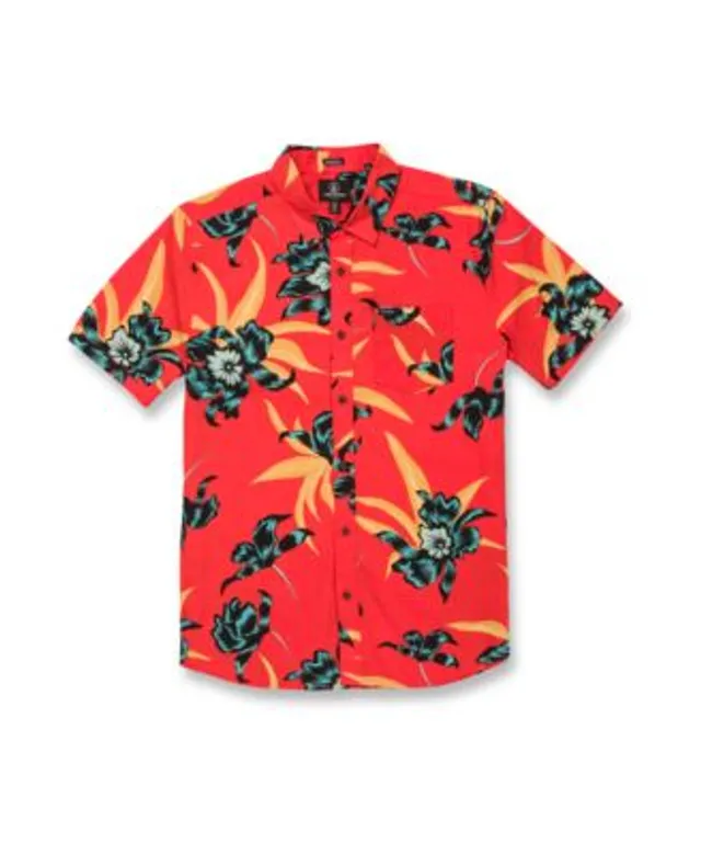 HOT Los Angeles Rams Harbor Island Hibiscus Camp Royal Button-Up Shirt