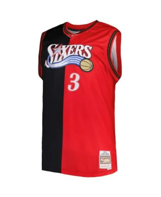 Philadelphia 76ers Mitchell & Ness 75th Anniversary Icon Swingman Jersey -  Allen Iverson - Mens