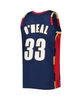 Men's Mitchell & Ness Shaquille O'Neal Navy Cleveland Cavaliers Hardwood Classics 2009/10 Jersey Size: Small