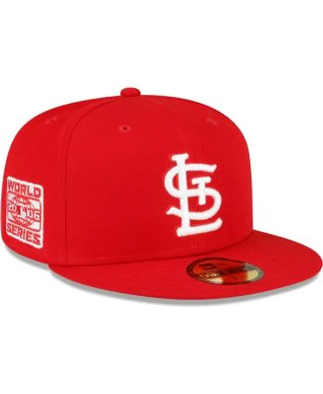 Men's New Era Red St. Louis Cardinals 9/11 Memorial Side Patch 59FIFTY Fitted Hat