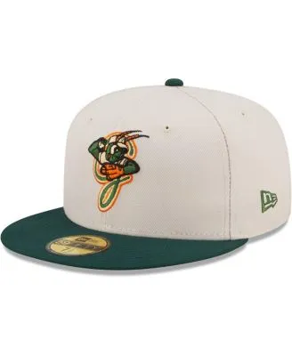 Lids Florida Marlins New Era Cooperstown Collection Mango Forest 59FIFTY  fitted hat - Natural/Teal