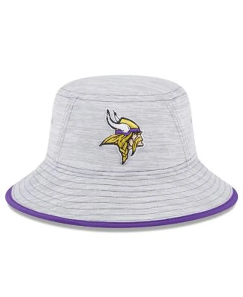 New Era Gray Minnesota Vikings Game Bucket Hat