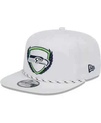 Green Bay Packers New Era Tee Golfer 9FIFTY Snapback Hat - White