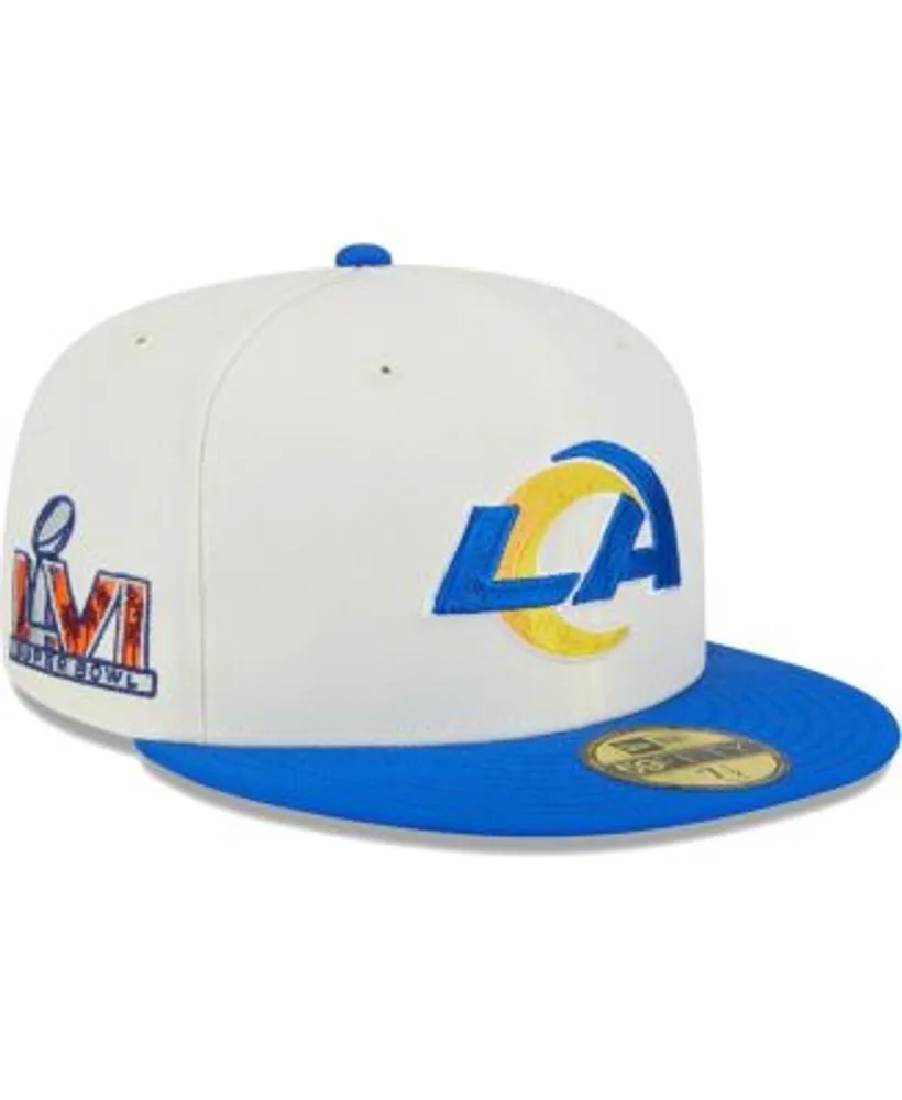 New Era Men's Cream Los Angeles Rams Retro 59FIFTY Fitted Hat