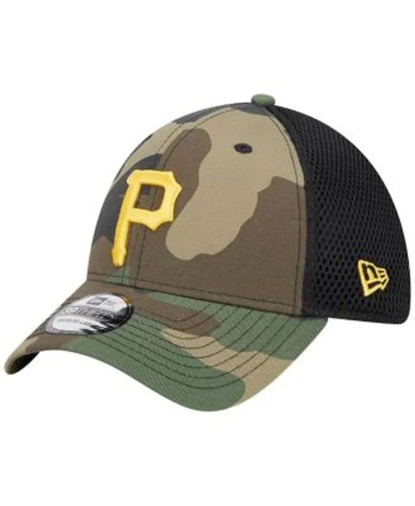 New Era Men's Camo Pittsburgh Pirates Team Neo 39THIRTY Flex Hat