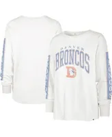 Lids Denver Broncos '47 Women's Statement Long Sleeve T-Shirt - White