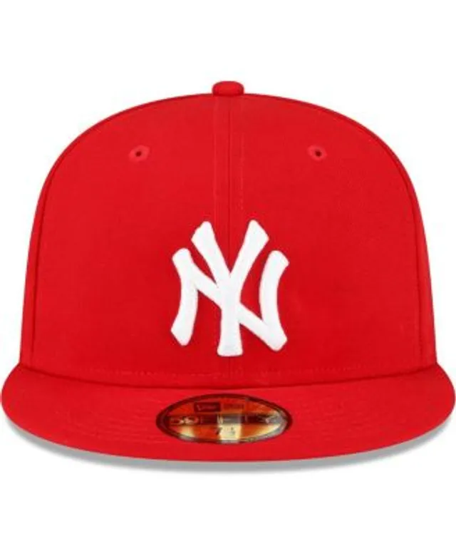 New Era New York Yankees White Out 59FIFTY FITTED Cap - Macy's