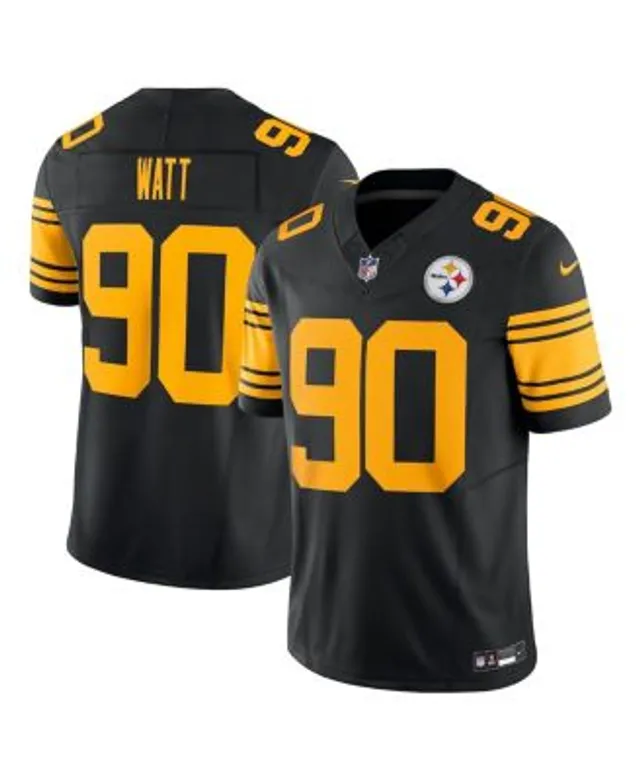 Men's Pittsburgh Steelers T.J. Watt Nike Black Vapor Elite Player Jersey