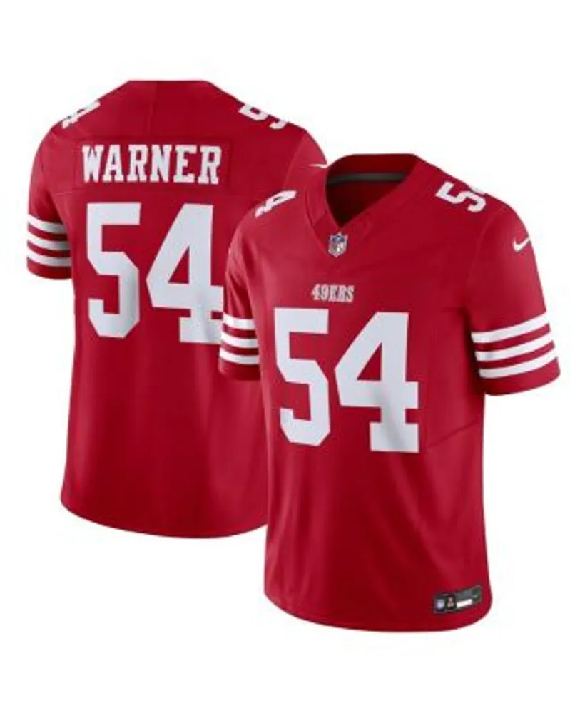 Nike Men's Nike Fred Warner Scarlet San Francisco 49ers Vapor Limited Jersey