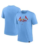 Men's Nike Navy St. Louis Cardinals Authentic Collection Logo Performance Long Sleeve T-Shirt