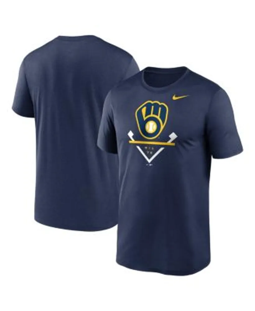 Men's Nike Navy Milwaukee Brewers Legend Icon Performance T-Shirt