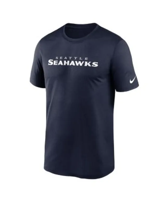 Nike Men's College Navy Seattle Seahawks Legend Wordmark Performance T-shirt