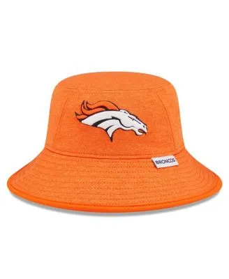 New Era Men's Denver Broncos Training Camp White Panama Bucket Hat