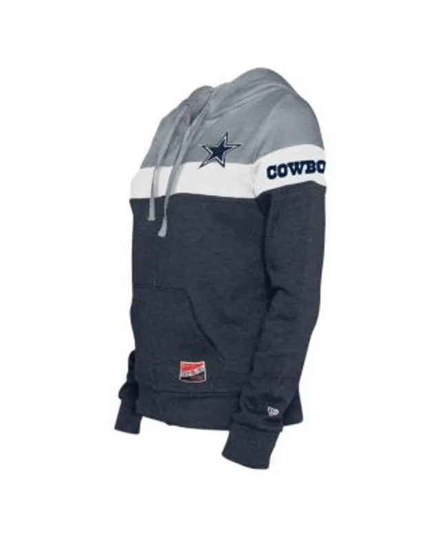 WEAR by Erin Andrews Women's Heathered Gray Dallas Cowboys Full-Zip Hoodie  - Macy's