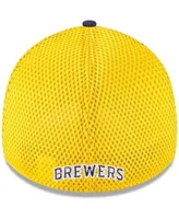 Men's New Era Navy Milwaukee Brewers 2023 Fourth of July Bucket Hat