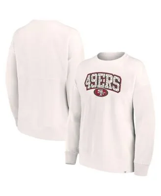 Junk Food Women's San Francisco 49ers Tie-Dye Cropped Pullover