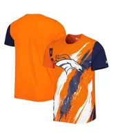 Men's Denver Broncos Starter Orange Extreme Defender T-Shirt