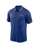 Men's Nike Royal Seattle Mariners 2023 City Connect Knit Performance Polo