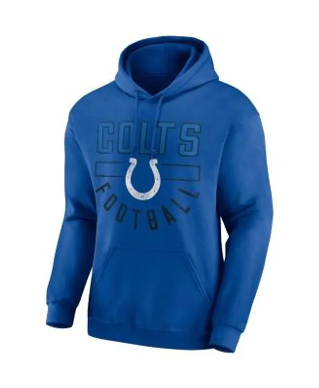 Men's The Wild Collective Royal Indianapolis Colts Camo Pullover Hoodie