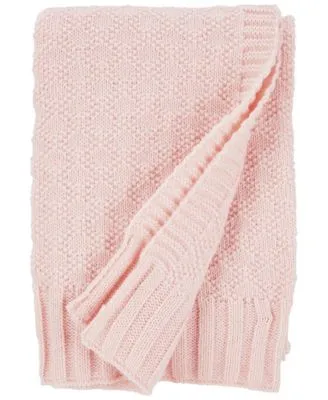 Baby Girls Textured Knit Blanket