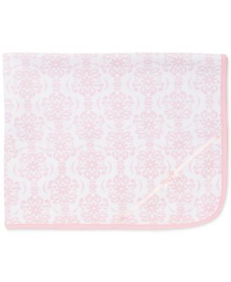 Baby Girls Damask Scroll Blanket