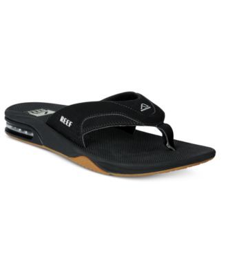 Men's Fanning Thong Sandals with Bottle Opener