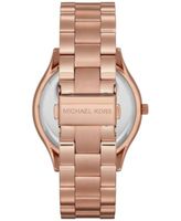 Michael Kors Unisex Slim Runway Red-Tone Stainless Steel Bracelet Watch  42mm - Macy's