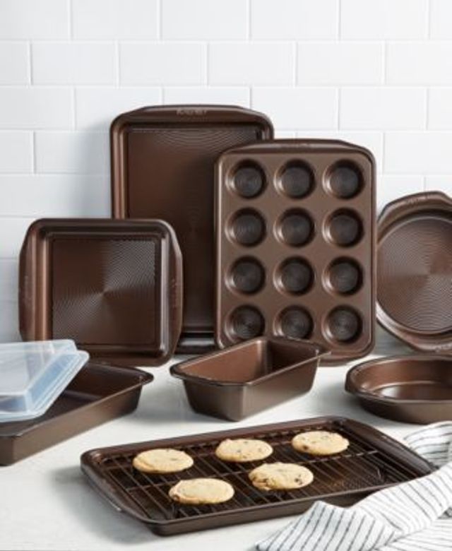 Circulon Symmetry Nonstick Chocolate Brown 12-Cup Muffin Pan - Macy's