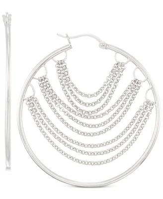 Chain Hoop Earrings 