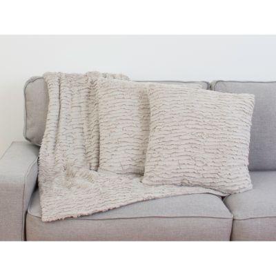 Rachel Ruffle Pillows and Decorative Throw Set, Pack Of 2