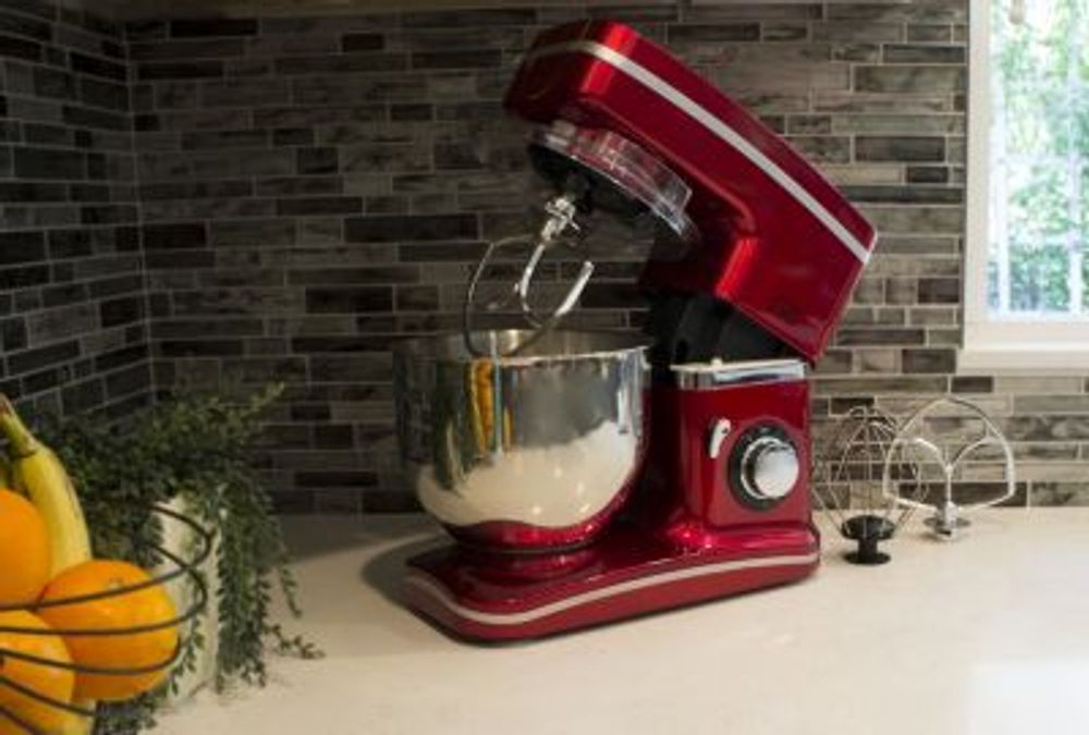 SPT 8-Speed Stand Mixer Red