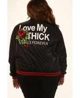 Eleven60 Love My Thick Bomber Jacket Plus